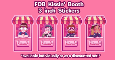 FOB Kissin' Booth Stickers