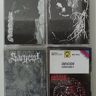 Fimbulwinter , sargeist, deicide tapes 