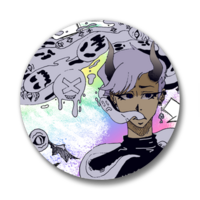 Demon Boi | Pinback Buttons - Thumbnail 1