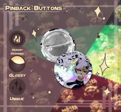 Demon Boi | Pinback Buttons