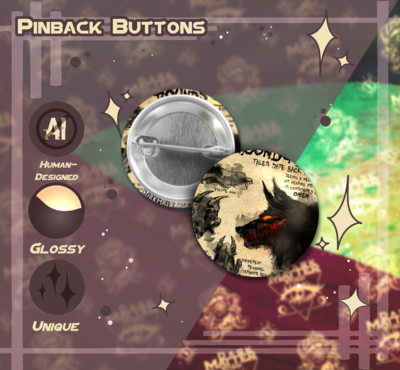 Cryptid Studies: Hellhound | Pinback Buttons