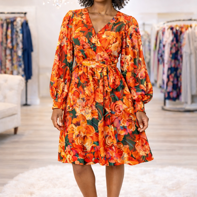 Golden bloom faux dress - Thumbnail 2