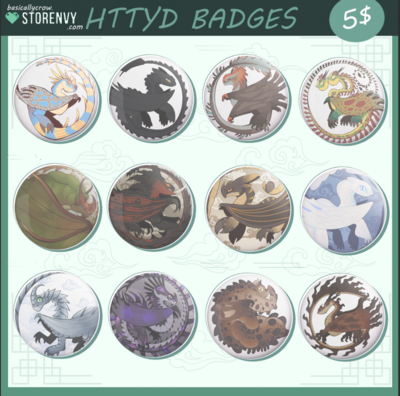 Dragon Badges