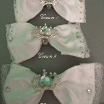 Japanajuku wedding themed hair bows