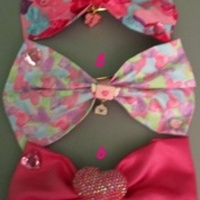 Japanajuku Gyaru Inspired Valentine Hairbows - Thumbnail 2