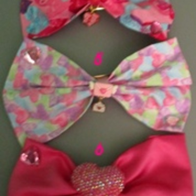 Japanajuku gyaru inspired valentine hairbows