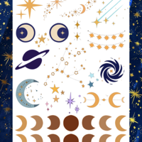 Motifs à broder - Astral - Thumbnail 1