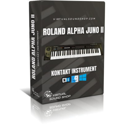 Roland alpha juno ii kontakt library - virtual instrument nki vst software