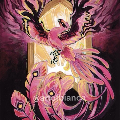 Flying phoenix 8x10 print