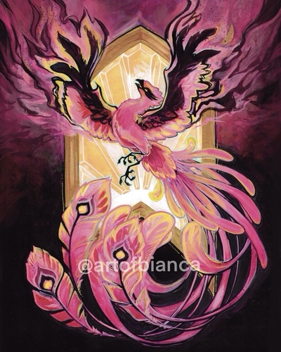 Flying Phoenix 8x10 Print