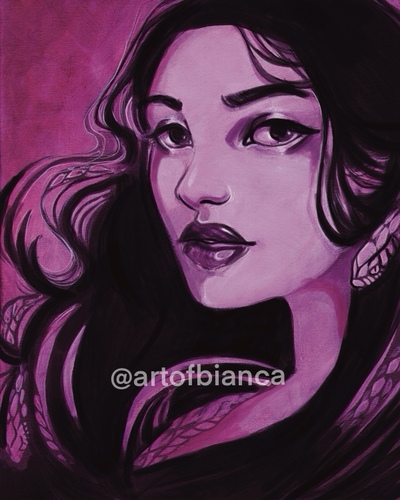 Magenta Medusa 8x10 Print