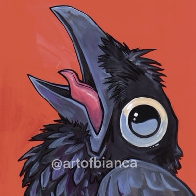Nevermore raven 8x10 print