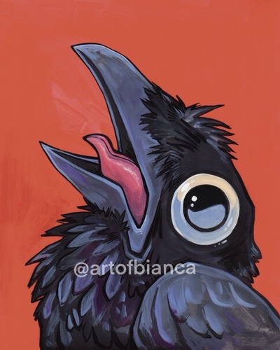Nevermore Raven 8x10 Print