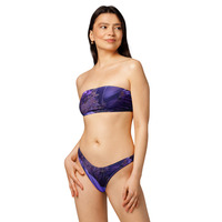 Feather  bandeau bikini - Thumbnail 1