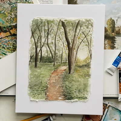 “take the long way home” no.01 original painting 
