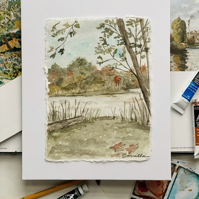 “take the long way home” no.02 original painting 