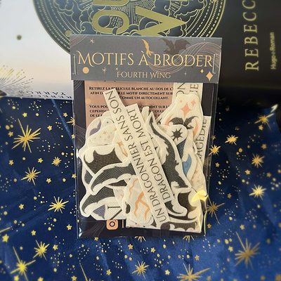 Motifs à broder - fourth wing