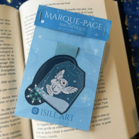 Marque page Chouette d'hiver - Thumbnail 1