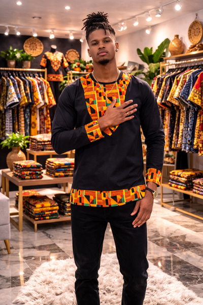The Sankofa Legacy Long Sleeve Top Sz L