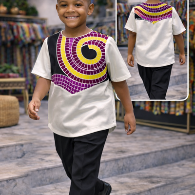 The kijani crest tunic (size 5/6)