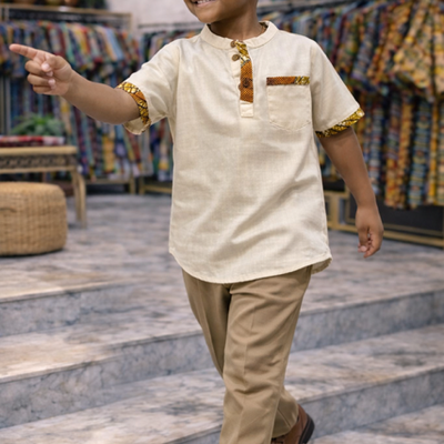 The kijani heritage boys tunic (size 6)