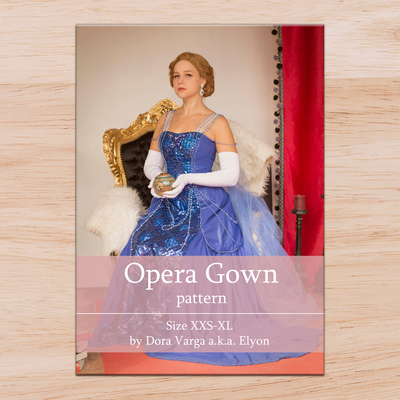 Opera Gown Pattern (XXS-XL) PDF