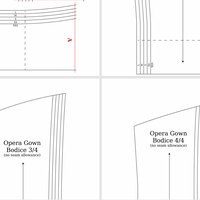 Opera Gown Pattern (XXS-XL) PDF - Thumbnail 3