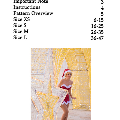 Fairy dress pattern (xs-xl) pdf