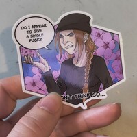 A single F sticker - Thumbnail 1
