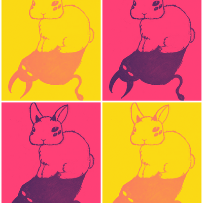 "cute and fluffy" print
