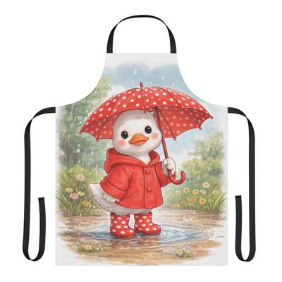 Red Duckie Rain Strap apron