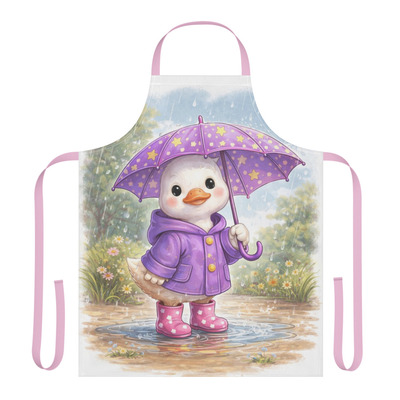 Yellow duckie rain strap apron
