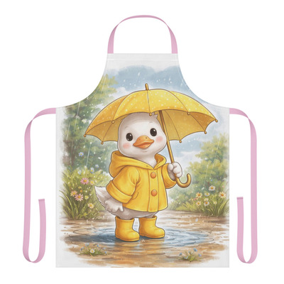 Yellow duckie rain strap apron
