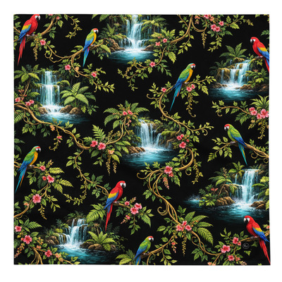 Midnight jungle bandana