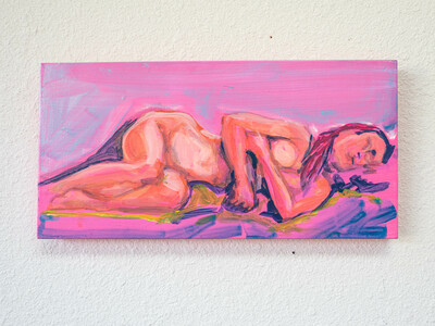 Pink on Side - Figure Study