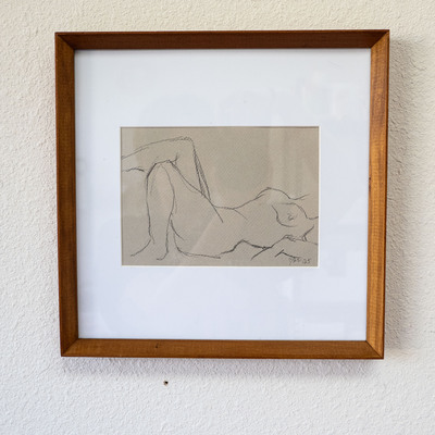 Contour sketch - figure study