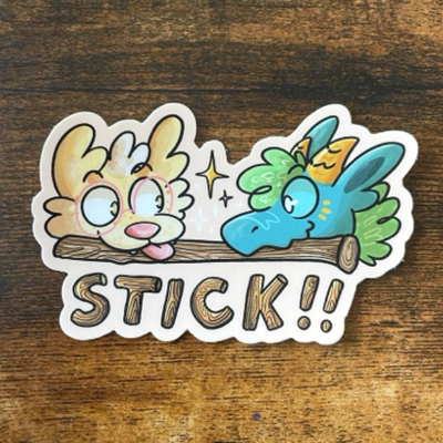 Stick!!! sticker