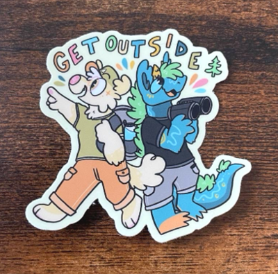 GET OUTSIDE Sticker