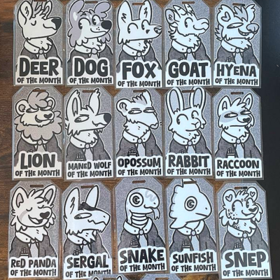 Employee of the month hang tags