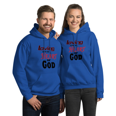Heart of god unisex hoodie