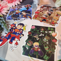 DC 'Fam' 4" Stickers - Thumbnail 1
