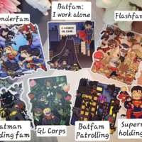 DC 'Fam' 4" Stickers - Thumbnail 2