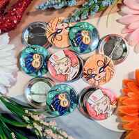 Hazbin Hotel Chibi Buttons - Thumbnail 1
