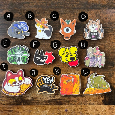 Fridge magnets (14 options!)