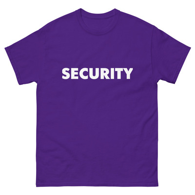 Security unisex classic tee
