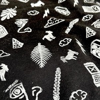 "Fresh Runes" Hand-printed Sweatshirt - Thumbnail 4