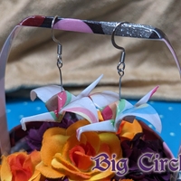 Origami Crane Earrings - White/Multi Set - Thumbnail 3