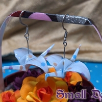 Origami Crane Earrings - White/Multi Set - Thumbnail 5