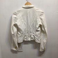 Comme des Garçons white washed polyester jacket - Thumbnail 2