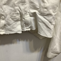 Comme des Garçons white washed polyester jacket - Thumbnail 3